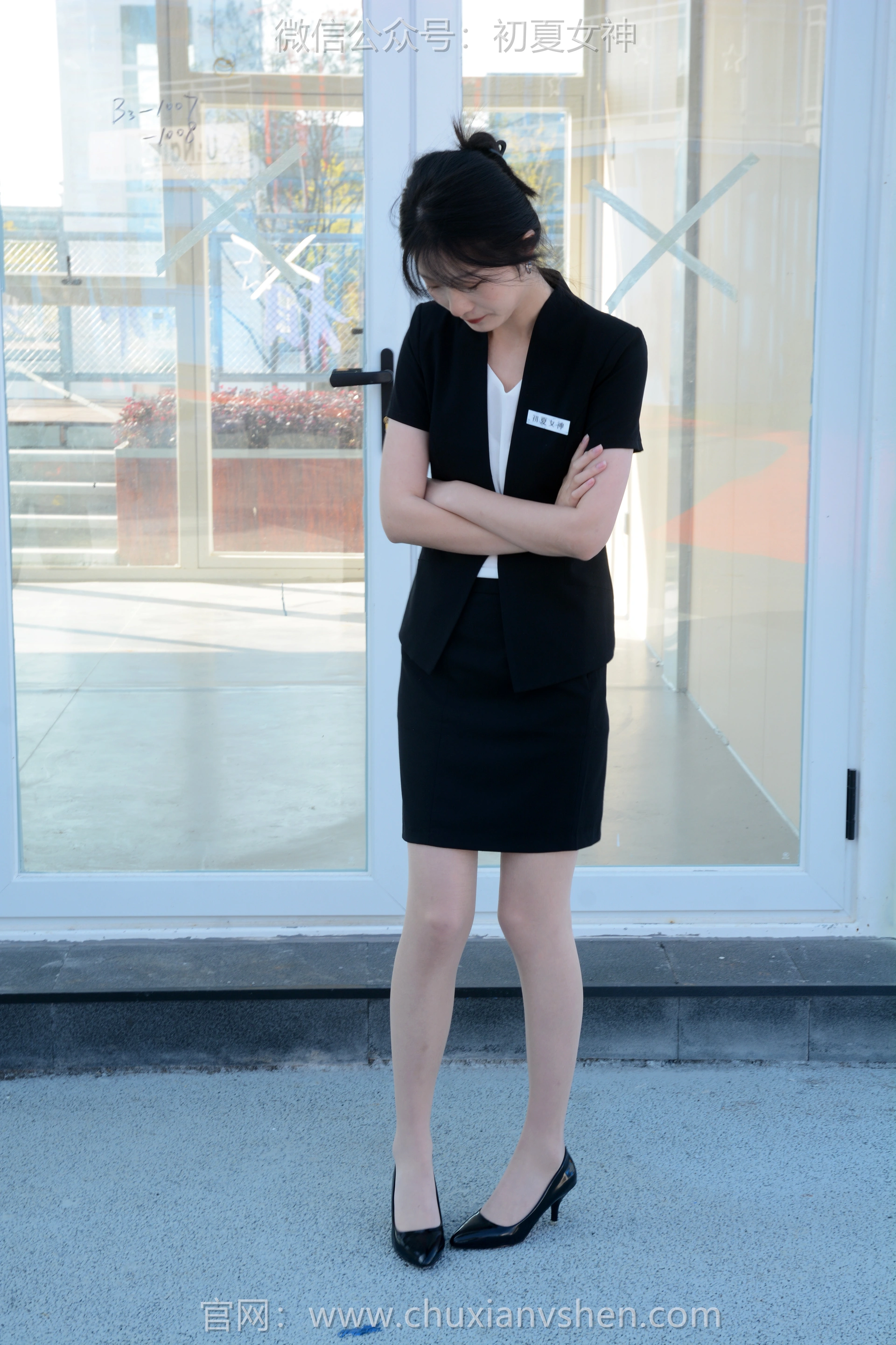 初夏女神 NO.085 安妮 黑色西装 2